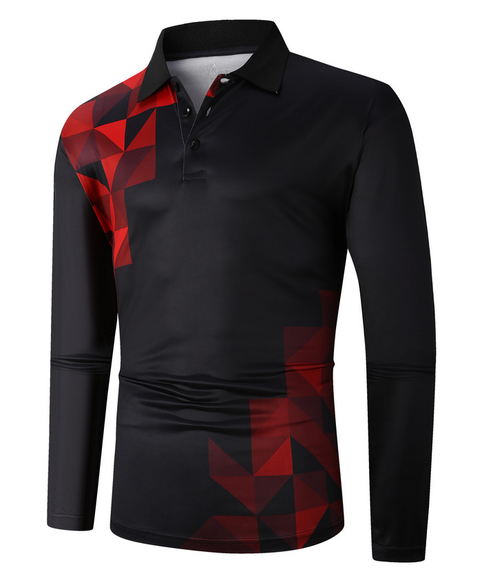 ZITY Men's Polo Long Sleeve Casual Summer Regular Fit Sports Tennis Shirt-ZPK004295 | Zitysports