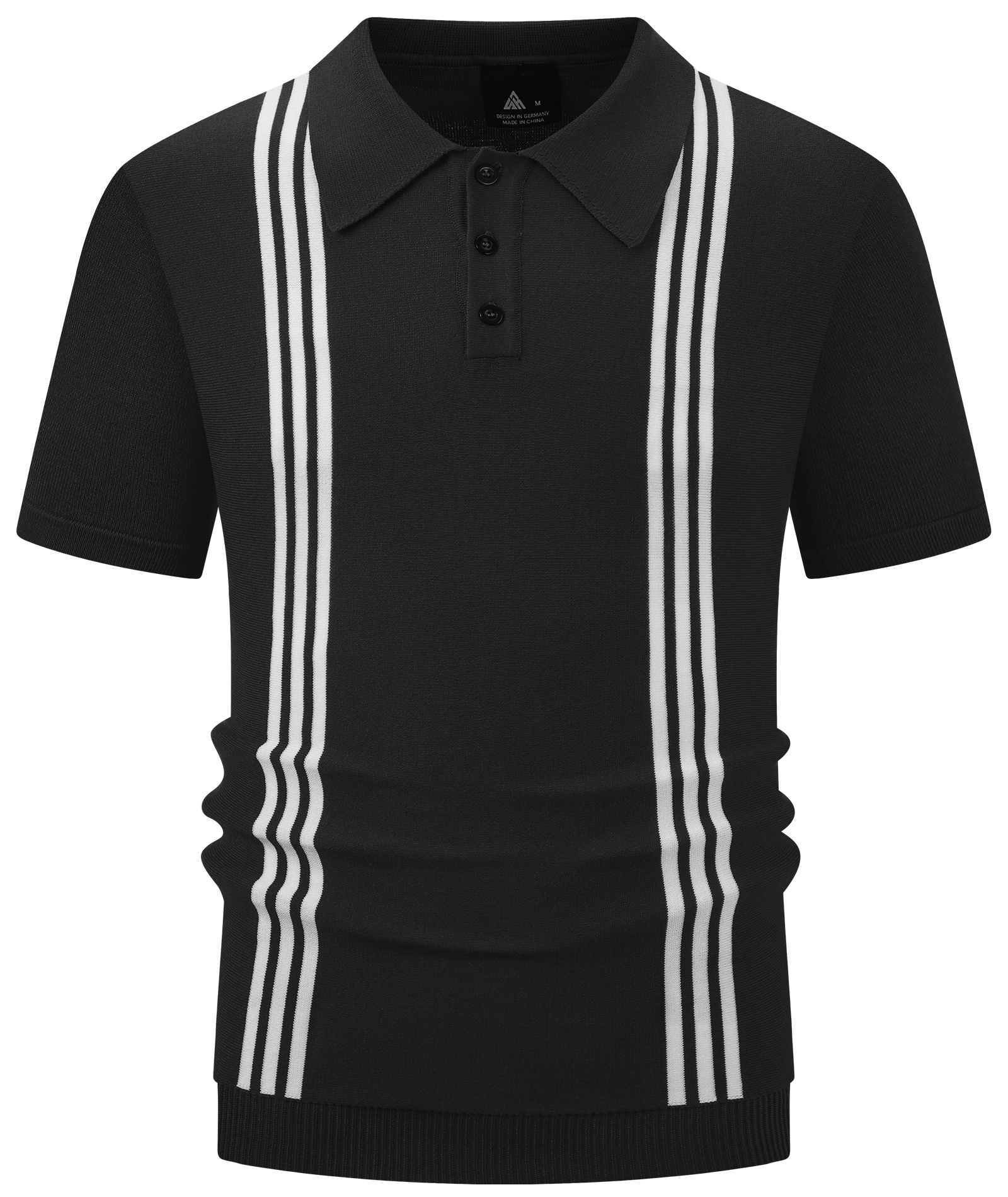 ZITY Men's Knit Short Sleeve Vintage Summer Casual Dry Fit Polo Shirt-CUMPO01703 | Zitysports