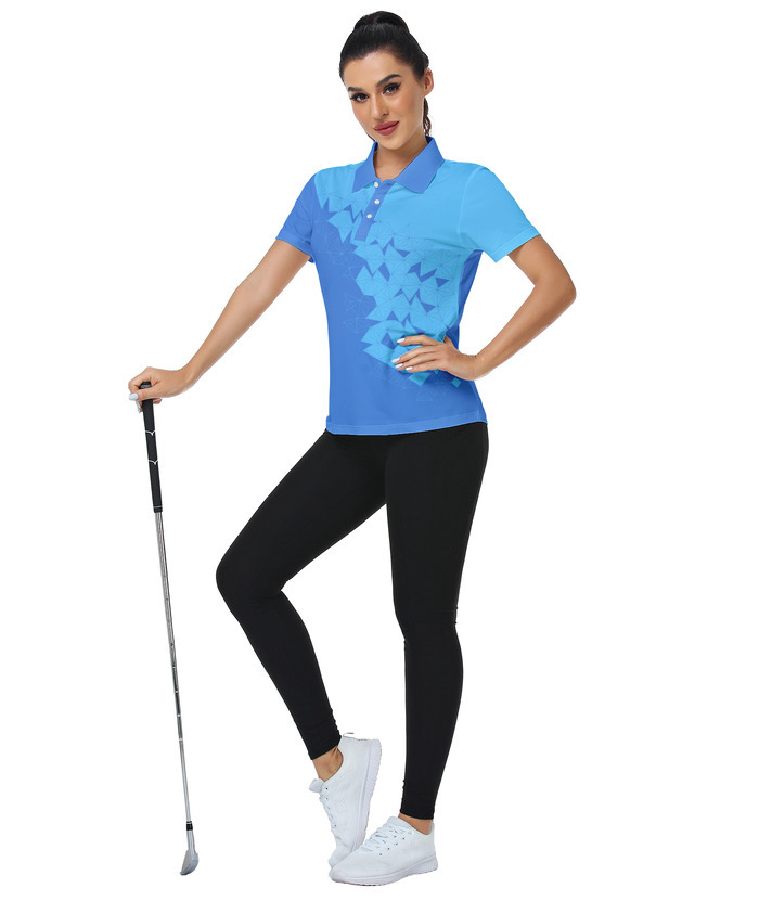 ZITY Women's Tennis Short Sleeve Quick Dry Summer Polo Shirt-ZPK004227 | Zitysports