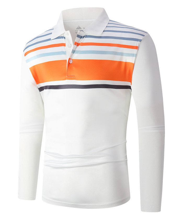 ZITY Men's Casual Long Sleeve Fast Dry Polo Shirt with 3 Button Placket-ZPK004292 | Zitysports
