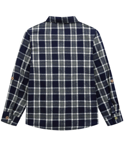 ZITY Men's Long Sleeve Casual Button Down Plaid Flannel Shirt-ZPK005339 | Zitysports