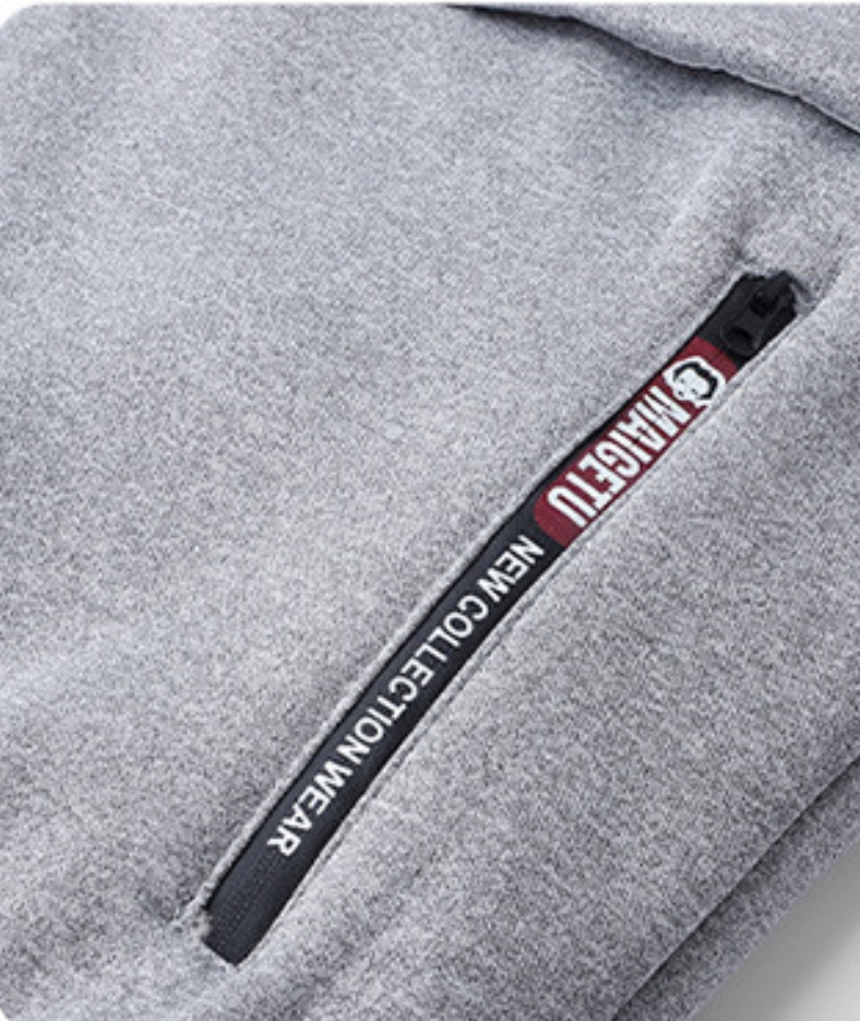 ZITY Men's Fleece Jacket Side Pocket with Zipper Casual Hoodie-DUMFH04877 | Zitysports