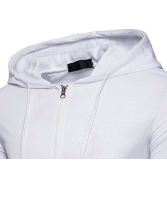 ZITY Men's Long Sleeve Solid Color Fleece Kangaroo Pocket Hoodie-DUMFH04879 | Zitysports