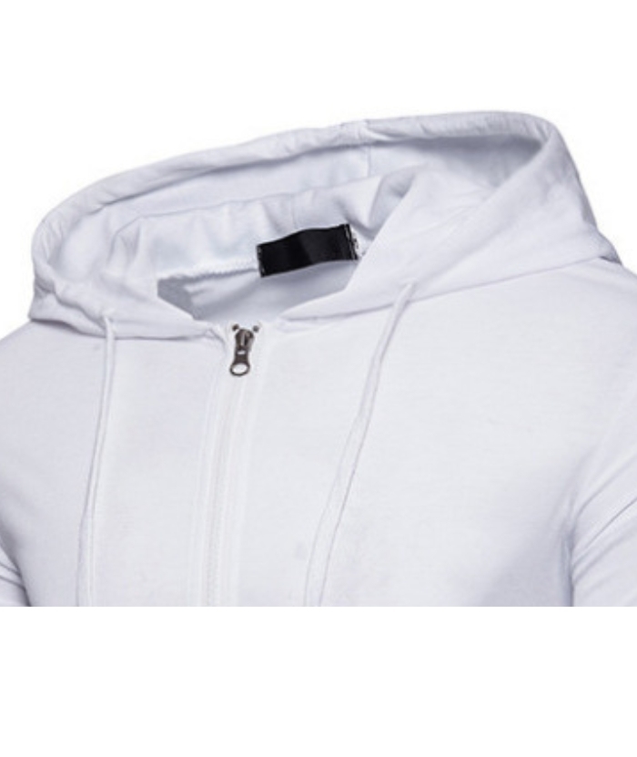 ZITY Men's Long Sleeve Solid Color Fleece Kangaroo Pocket Hoodie-DUMFH04879 | Zitysports