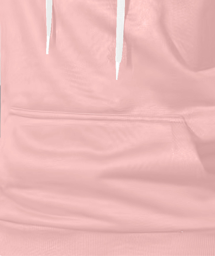 ZITY Men's Contrast Color Hooded Drawstring Pocket Long Sleeve Sweater-DUMHD04936|Zitysports