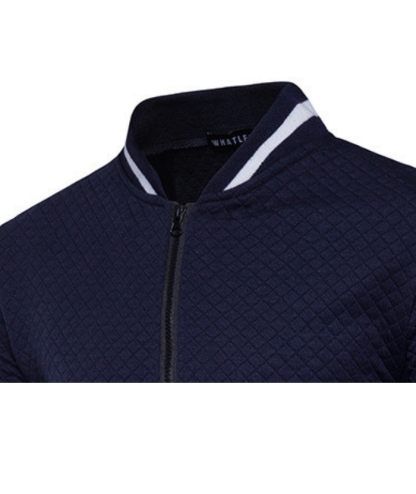 ZITY Men's Zipper Sweatshirt with Pocket Long Sleeve-DUMCO04898|Zitysports