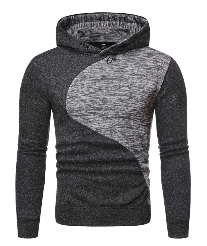 ZITY Men's Slim Fit Solid Color Gym Sweatshirt Hooded Jacket-DUMHD04967|Zitysports
