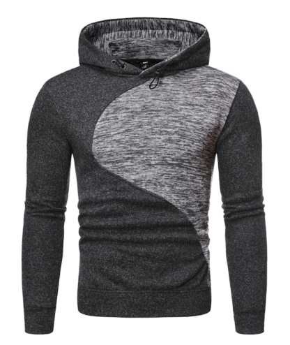 ZITY Men's Slim Fit Solid Color Gym Sweatshirt Hooded Jacket-DUMHD04967|Zitysports