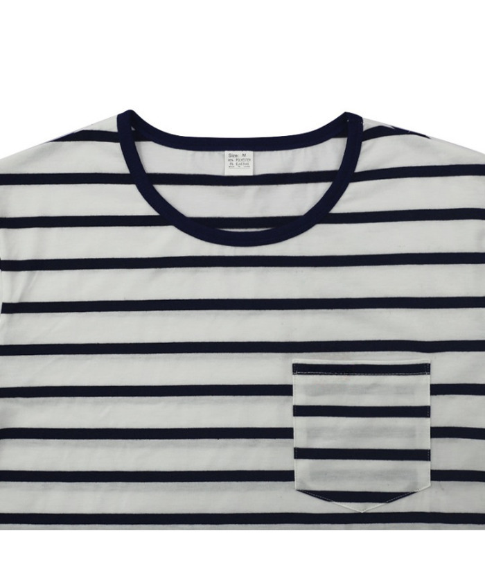 ZITY Men's Striped Summer Round Neck Short Sleeve Regular Fit T-Shirt-ZPK010595|Zitysports