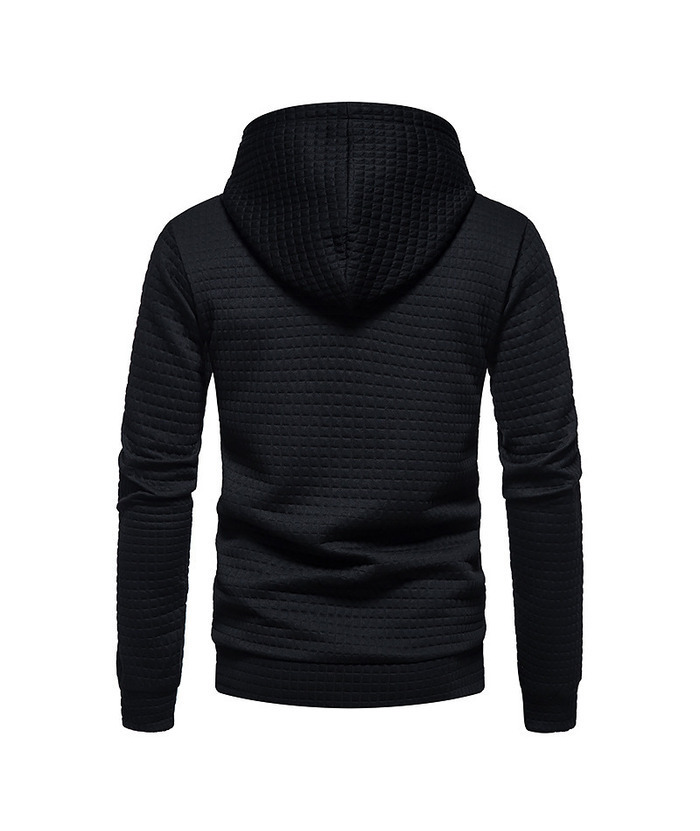 ZITY Men's Long Sleeves Adjustable Drawstring Waffle Hoodie-ZPK007590 | Zitysports
