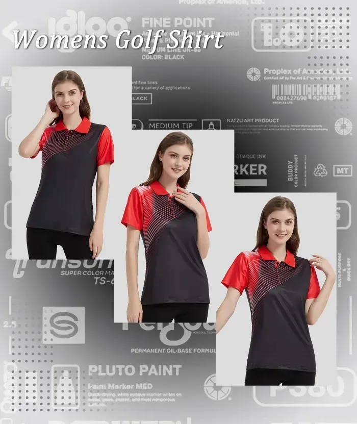 ZITY Women's Quick Dry Short Sleeve Button Up Polo Shirt-ZPK003076 | Zitysports