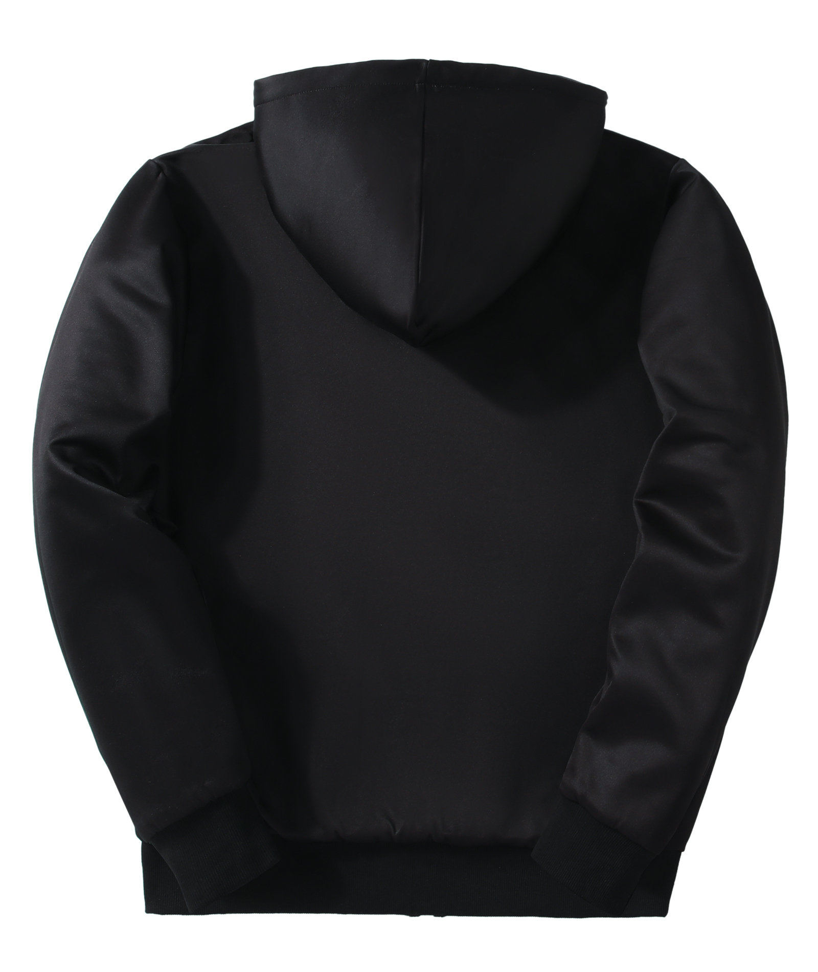 ZITY Men's Long Sleeve Full Zipper Print Fleece Hoodie-CFMWY00037