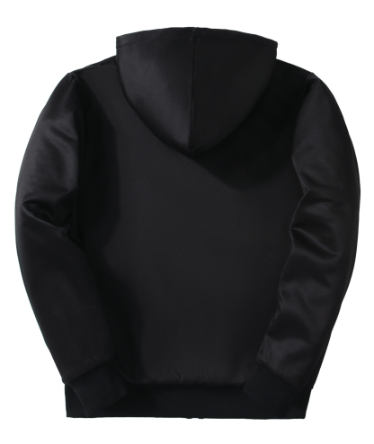 ZITY Men's Long Sleeve Full Zipper Print Fleece Hoodie-CFMWY00037