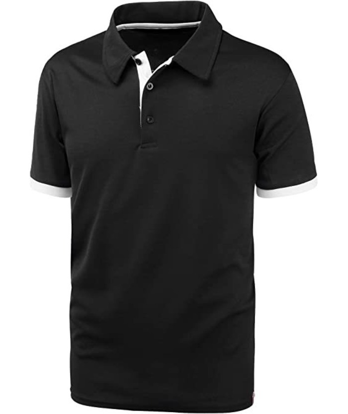 ZITY Men's Golf Polo Shirt Short Sleeve Tennis Running for Hiking Fishing-ZPK000810|Zitysports
