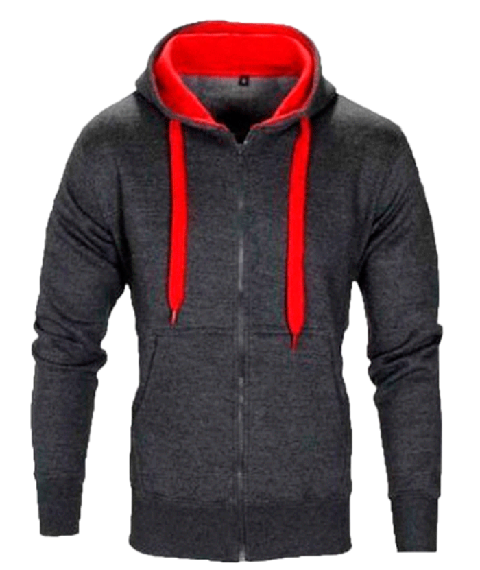 ZITY Men's Slim Fit Hip Hop Style Hoodie Top-DUMHD05110|Zitysports