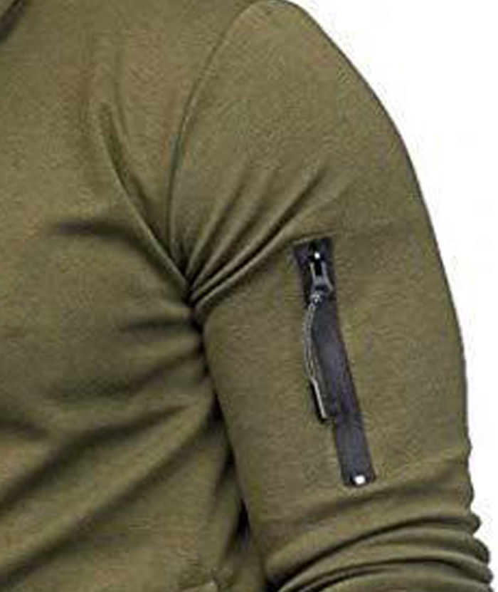 ZITY Men's Slim Fit Sportswear Autumn Hooded Sweater Suit-DUMFH04991|Zitysports