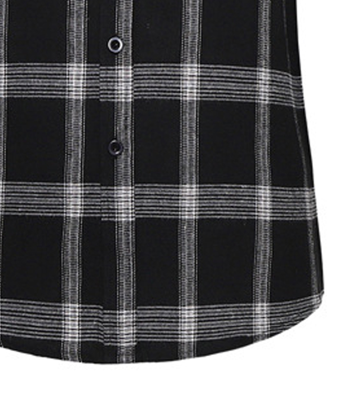 ZITY Men's Slim Fit Plaid Flannel Long Sleeve Shirt-DUMLT05250|Zitysports