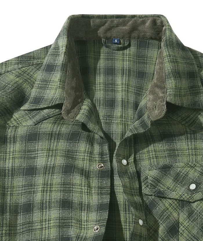 ZITY Men's Button Down Long Sleeved Plaid Flannel Shirt-DUMLT05319|Zitysports