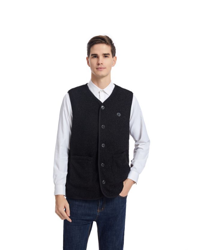 ZITY Unisex Teddy Velvet 16-Zone Heated Vest-2316