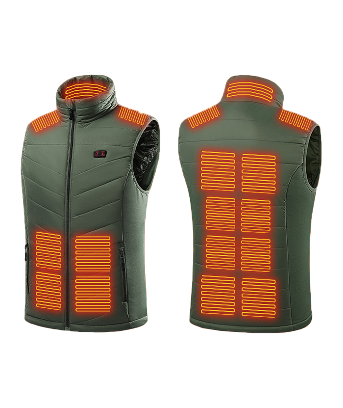 Unisex Dual Control 15 Heating Zones Heated Vest-2226