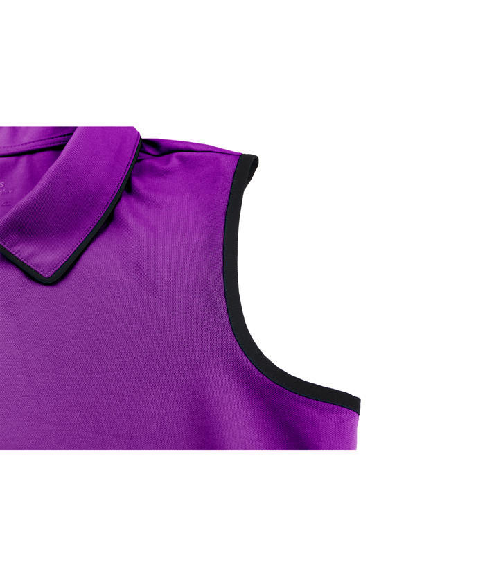 ZITY Women's Sleeveless Quarter Zip Golf Polo Shirt-CUWPO01362