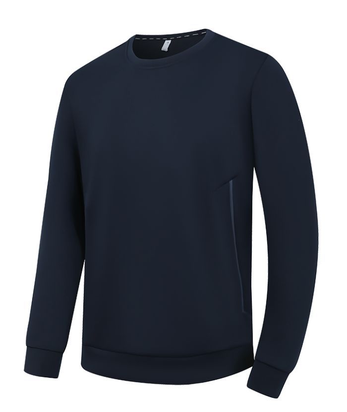 Men's Athletic Fit Solid Color Long Sleeve Polo Shirt-5328