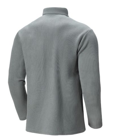 ZITY Men's Long Sleeve Quarter Zip Sports Polo Shirt-88188