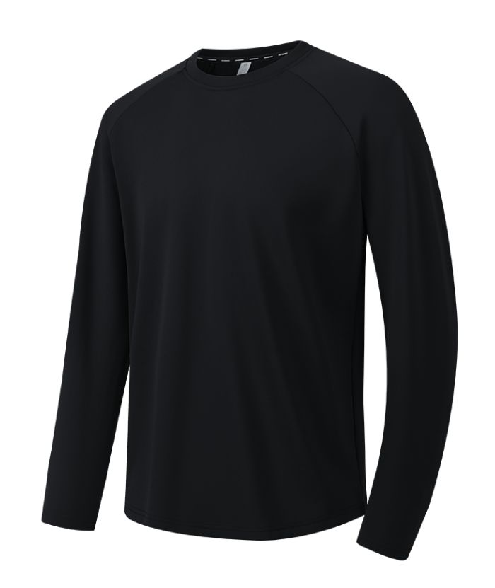 Men's Long Sleeve Solid Color Performance Polo-5332