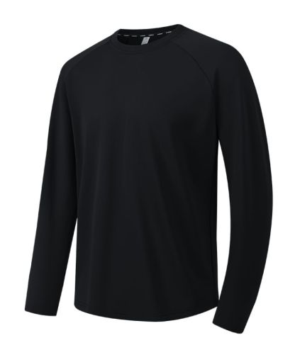 Men's Long Sleeve Solid Color Performance Polo-5332