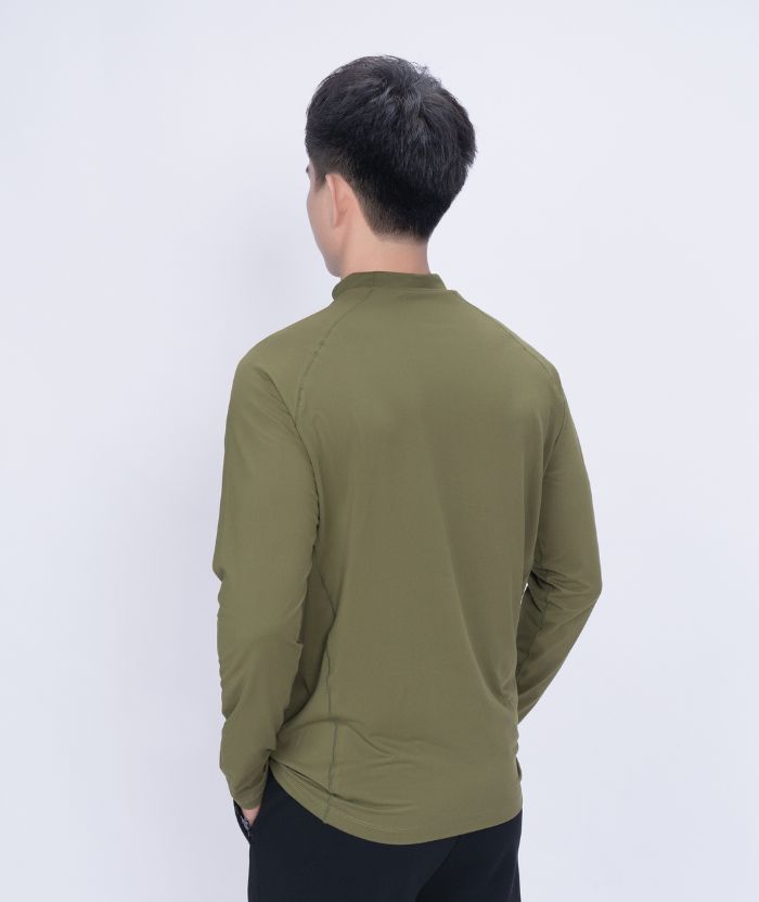 ZITY Men's Long Sleeve Pullover Polo Shirt-88168