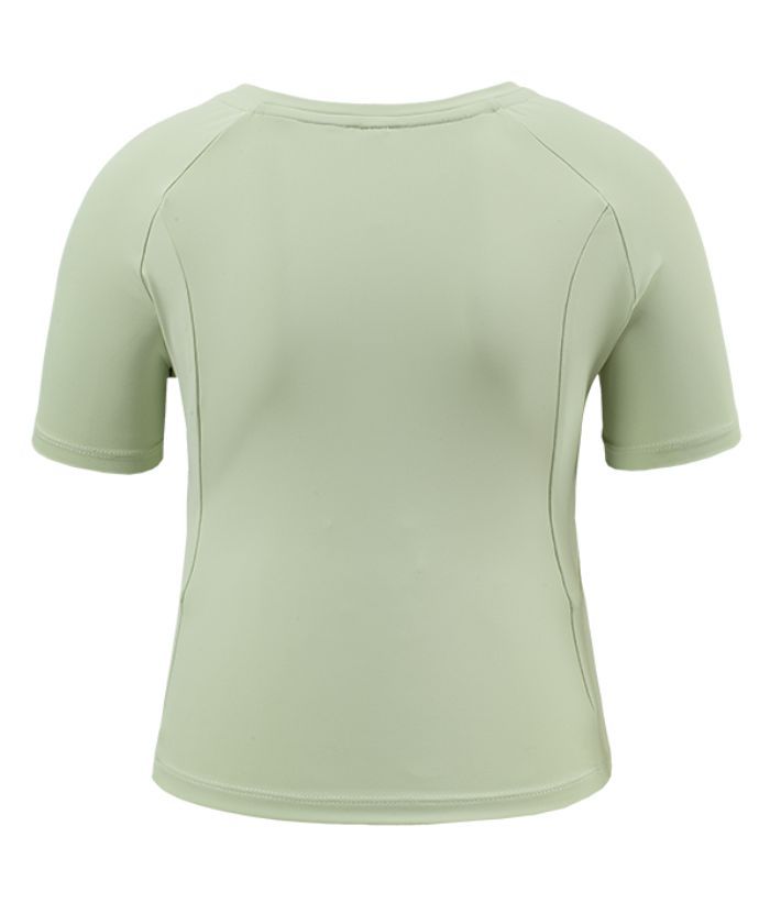 ZITY Women's Solid Color Slim Fit Casual Workout T-Shirt-85002