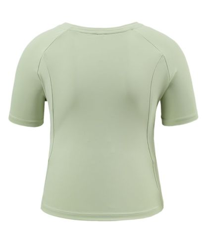 ZITY Women's Solid Color Slim Fit Casual Workout T-Shirt-85002