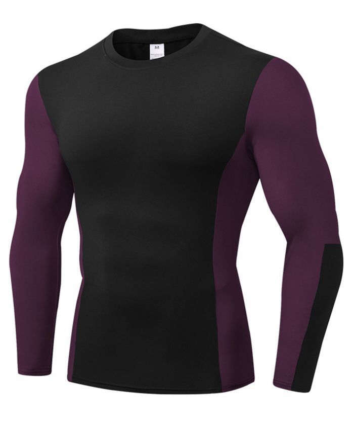 ZITY Men's Dri Fit Sports Long Sleeve T-Shirt-DUMLS05957