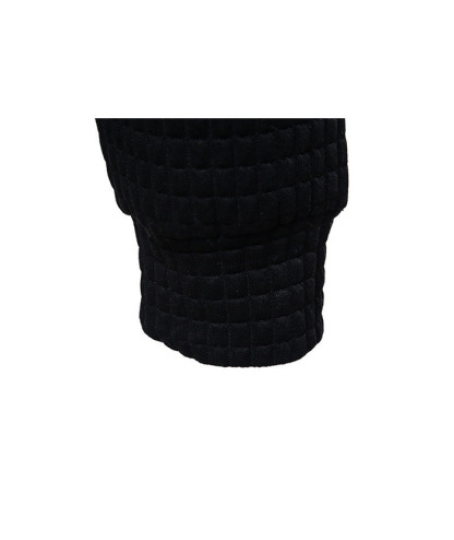 ZITY Men's Long Sleeves Adjustable Drawstring Waffle Hoodie-ZPK007590 | Zitysports