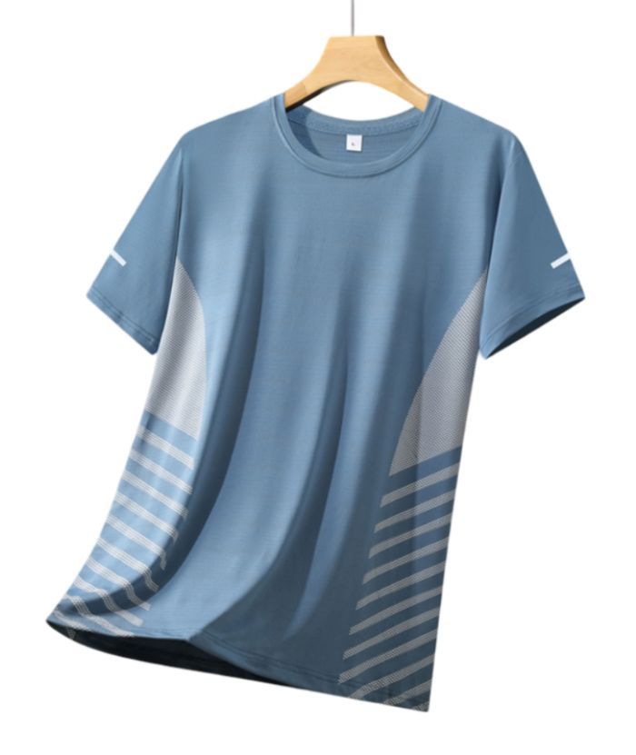 ZITY Men's Summer Dri Fit Printed Sports T-Shirt-DUMPO06046
