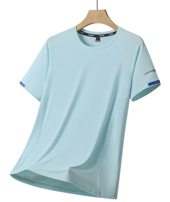 ZITY Men's Slim Fit Round Neck Sports T-Shirt-DUMPO06048
