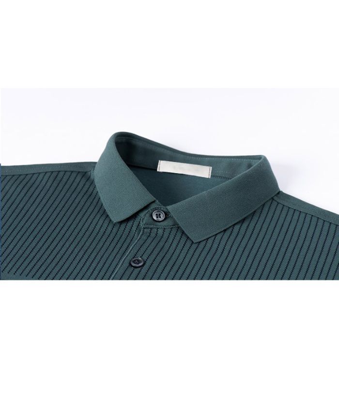 ZITY Men's Button Up Slim Fit Summer Polo Shirt-DUMPO06065