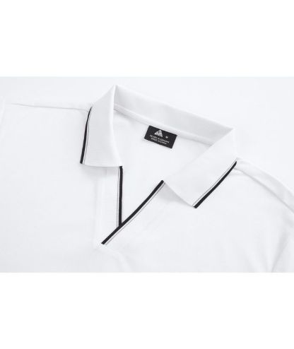 ZITY Men's V Neck Slim Fit Golf Polo Shirt-CUMPO01157