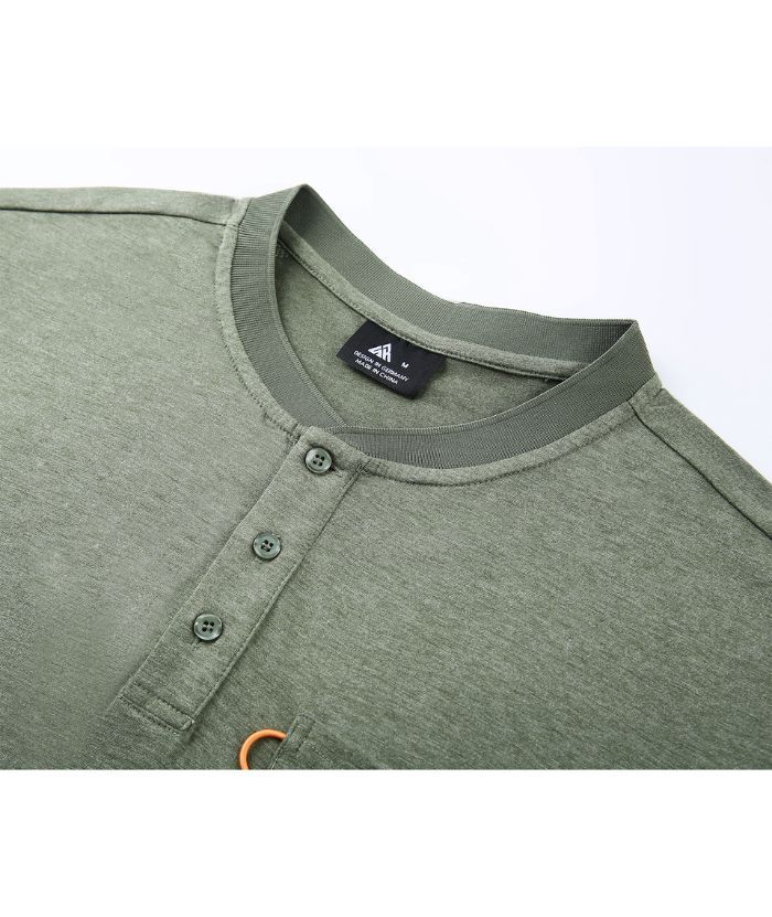 ZITY Men's Dri Fit Button Up T-Shirt-CUMSS01289