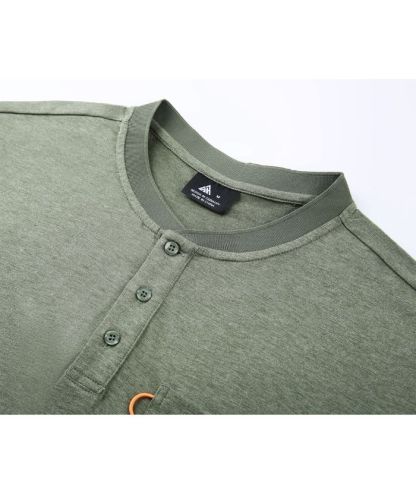 ZITY Men's Dri Fit Button Up T-Shirt-CUMSS01289