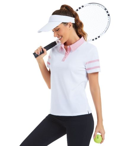 ZITY Women's Dri Fit Casual Sports Polo Shirt-CUWPO01285