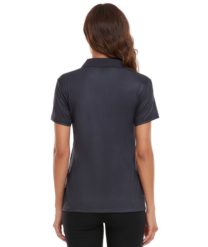 ZITY Women's Summer Dri Fit Casual Golf Polo Shirt-CFWTX00032
