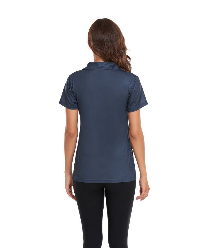ZITY Women's V Neck Slim Fit Golf Tennis Polo Shirt-CFWZZ00005