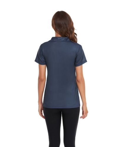 ZITY Women's V Neck Slim Fit Golf Tennis Polo Shirt-CFWZZ00005