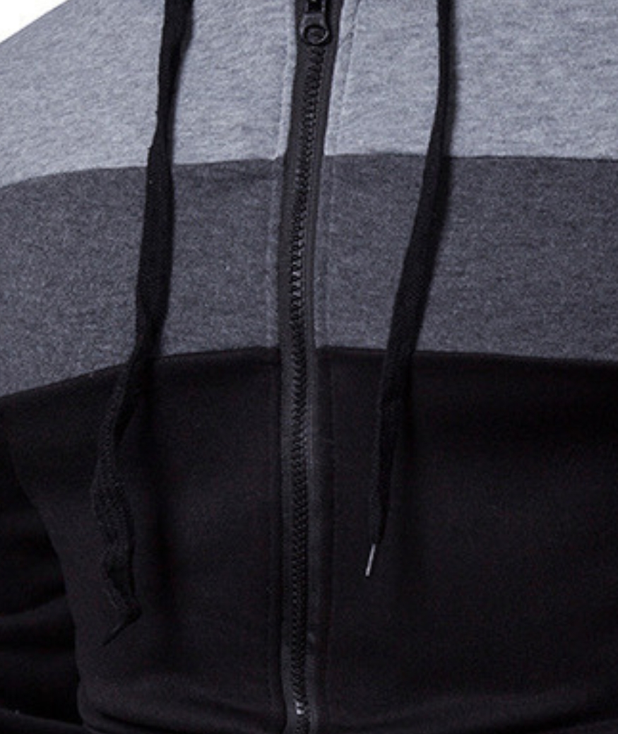 ZITY Men's Zipper Casual Fashion Long Sleeve Sweatshirt-DUMFH04870 | Zitysports