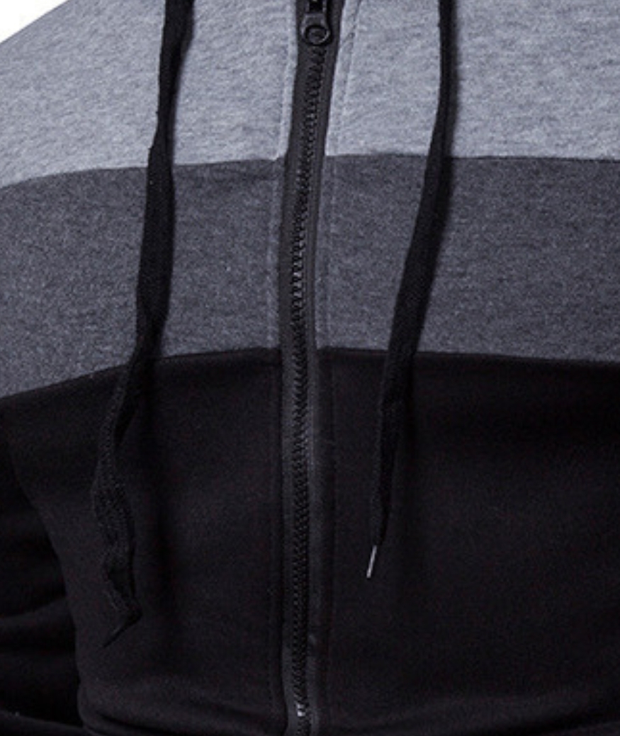 ZITY Men's Zipper Casual Fashion Long Sleeve Sweatshirt-DUMFH04870 | Zitysports