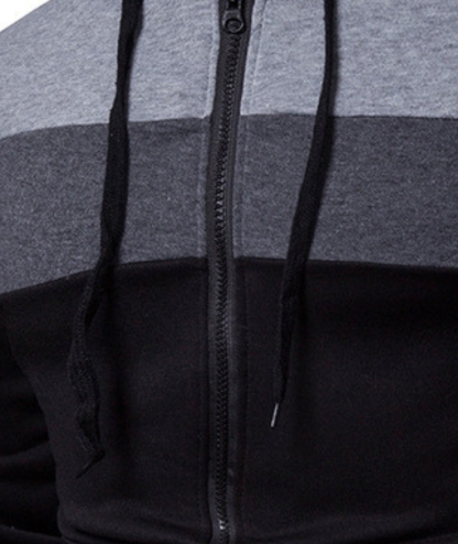 ZITY Men's Zipper Casual Fashion Long Sleeve Sweatshirt-DUMFH04870 | Zitysports