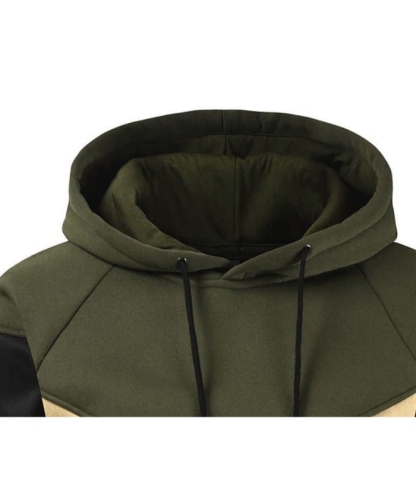 Men's Plus Size Long Sleeve Casual Pullover Hoodie-DUMFH04884 | Zitysports