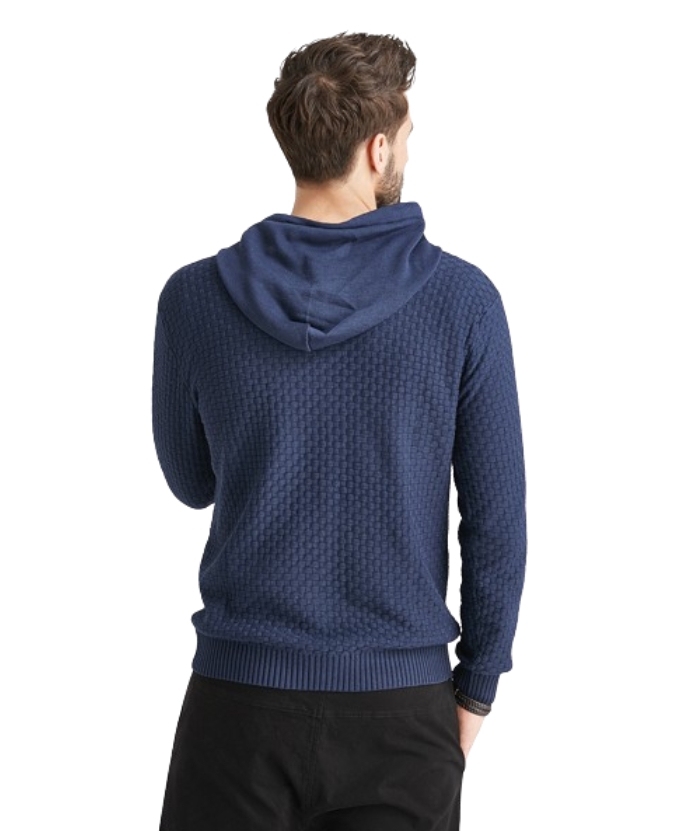 Men's Hooded Long Sleeved Pullover Fit Hoodie-DUMFH04888 | Zitysports