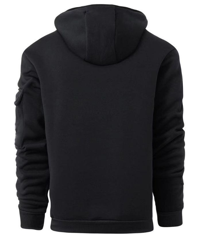 ZITY Men's Long Sleeve Breathable Casual Hoodie with Kangaroo Pocket-DUMFH04948|Zitysports